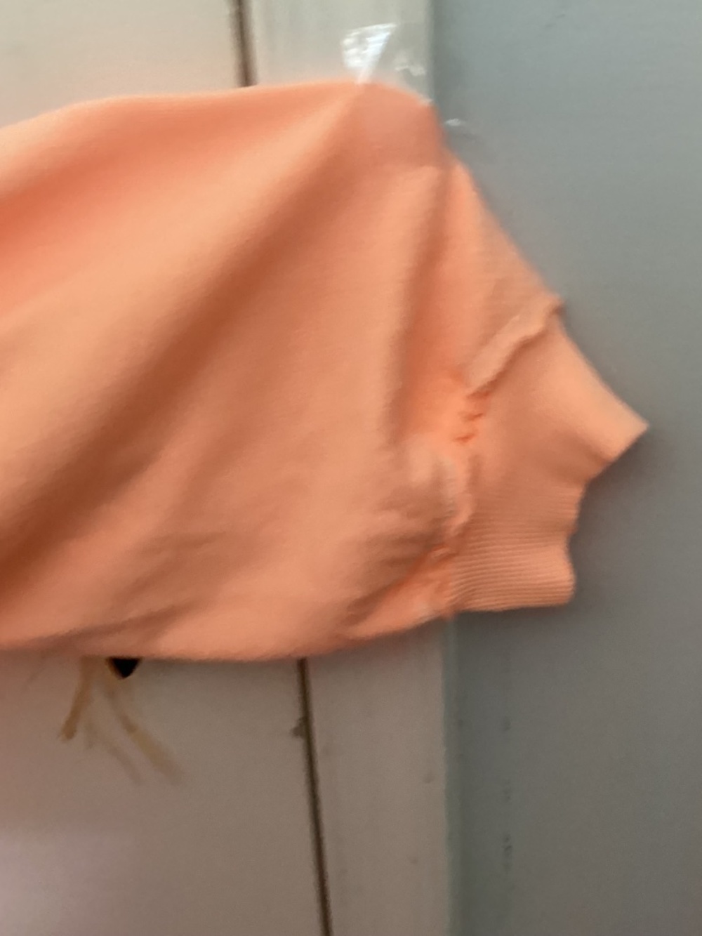 NWT FREE PEOPLE MOVEMENT PASTEL PEACH SWEATSHIRT HIGH LOW SZ MEDIUM - Picture 12 of 16